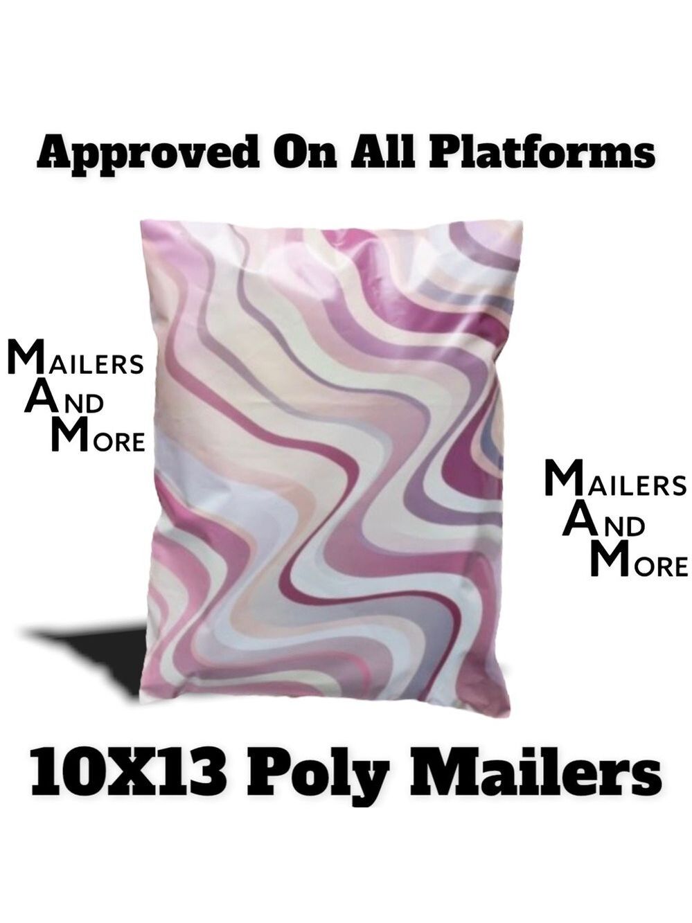 25 10X13 Poly Mailers Abstract Swirl PRICE IS FIRM HOST PICK - Picture 7 of 11